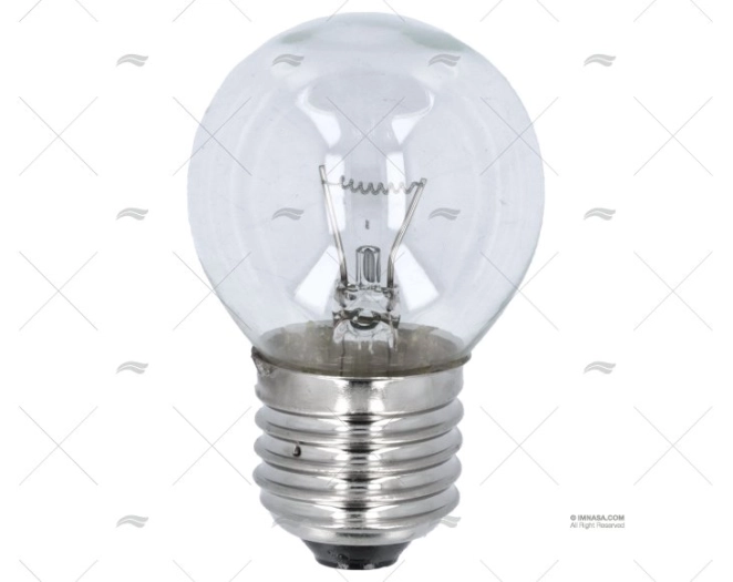 LÂMPADA E27  24V 60W GLOBO TRANSPARENTE