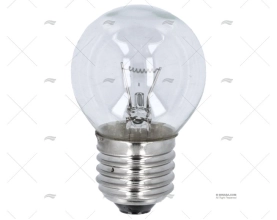LAMPADINA E27  24V 60W SFERA TRASPARENTE
