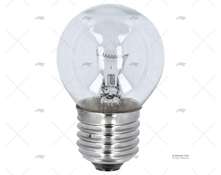 LÂMPADA E27  24V 60W GLOBO TRANSPARENTE