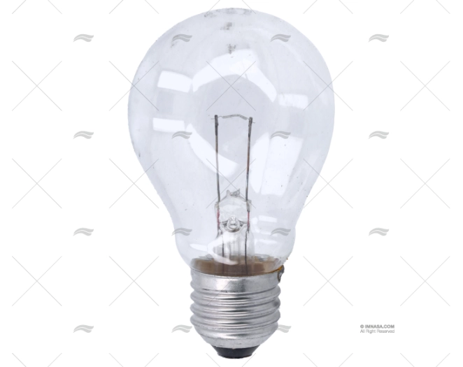 LAMPADINA E27  12V 25W TRASPARENTE STANDARD