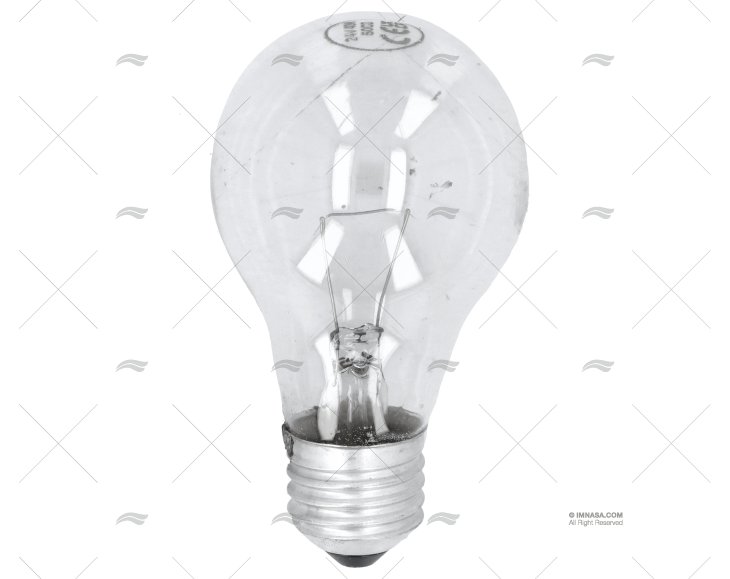 LAMPADINA E27  24V 40W TRASPARENTE
