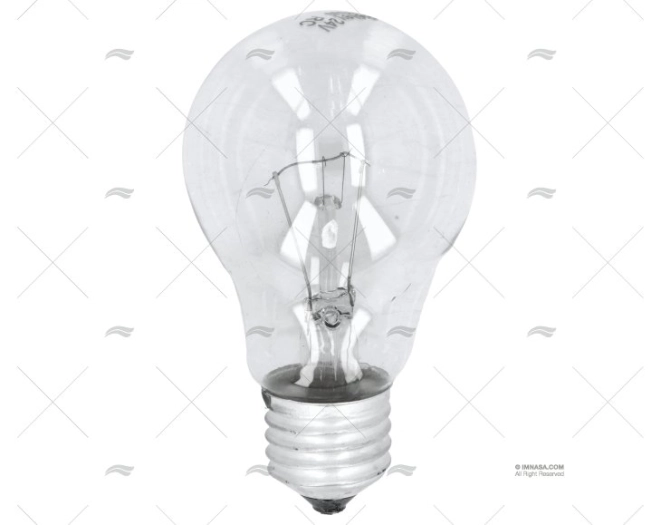 LÂMPADA E27  24V 60W TRANSPARENTE