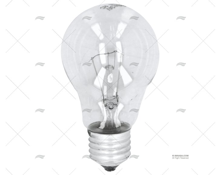 LÂMPADA E27  24V 60W TRANSPARENTE