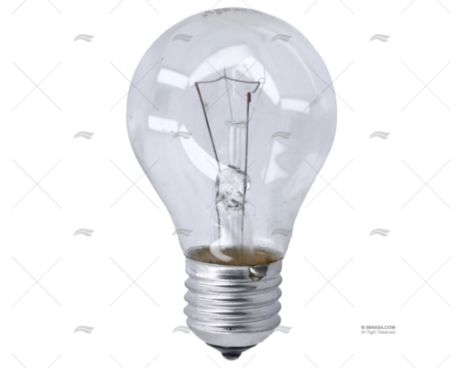Lampadina E27 220V 60W TRASPARENTE STANDARD