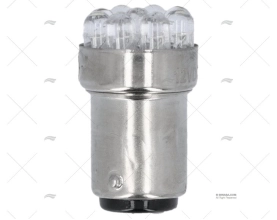 BOMBILLA BA15D  12V  0,7W LED BLANCA