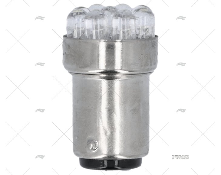 LÂMPADA BA15D  12V  0,7W LED BRANCA