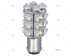 LAMPADINA BA15D  12V  8W LED 5MM CALDA