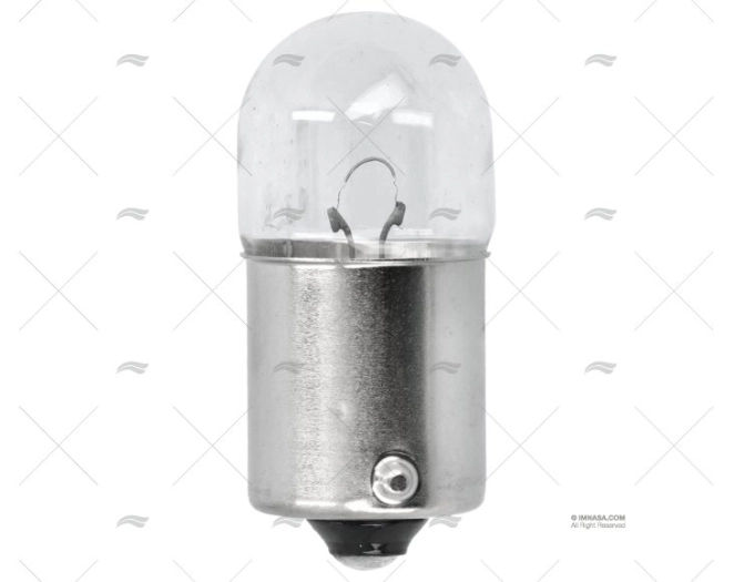 LAMPADINA BA15S 12V  5W 19X34 SFERICA