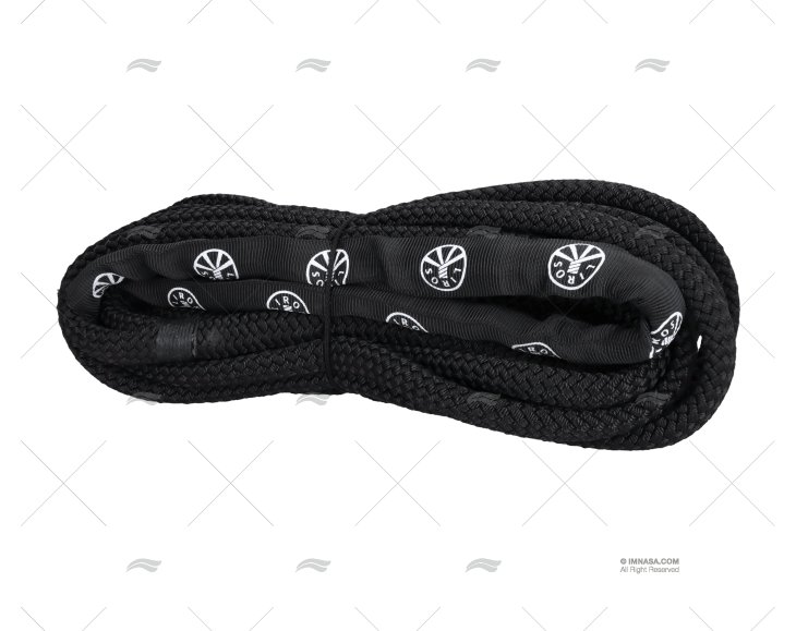 CABO HANDY ELÁSTICO 16mm PRETO      1x15m LIROS