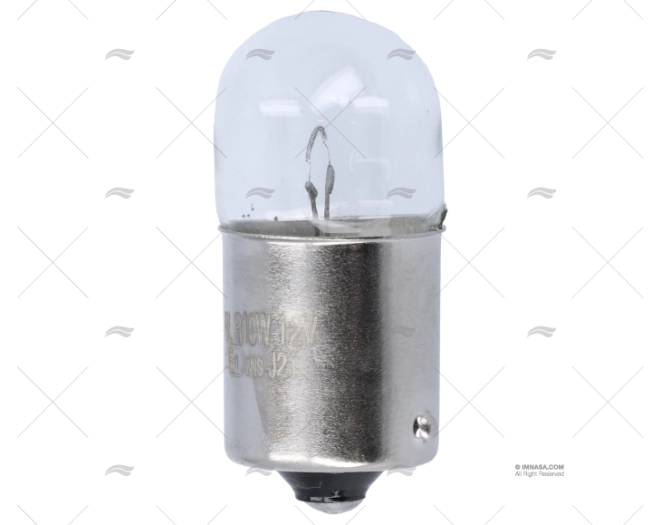LAMPADINA BA15S 12V 10W 19X34 SFERICA