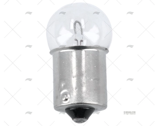 LAMPADINA BA15S 12V 15W 19X34 SFERICA
