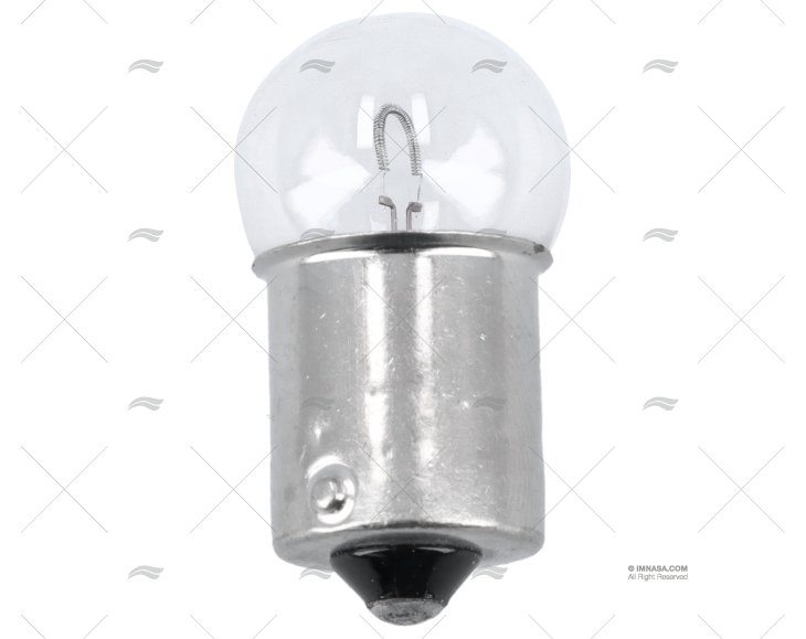 LAMPADINA BA15S 12V 15W 19X34 SFERICA