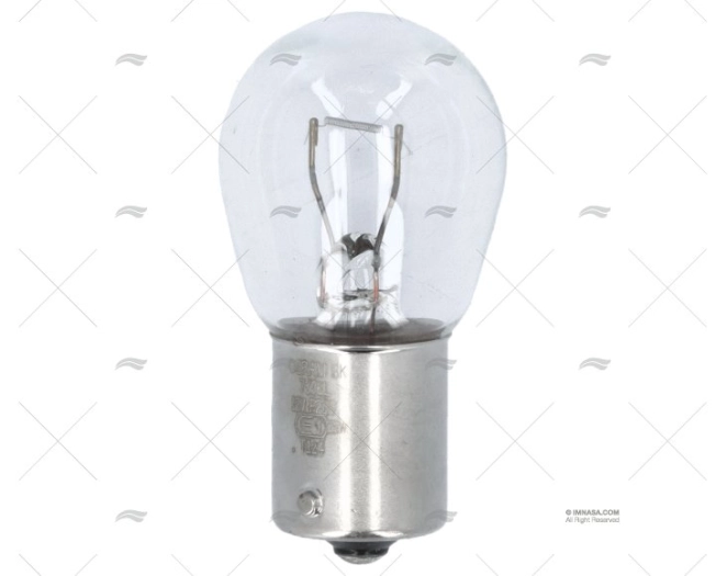 LAMPADINA BA15S 12V 21W 25X47 SFERICA