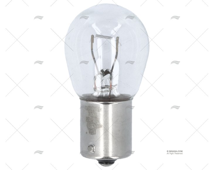 LAMPE SPHERIQUE 25X47 BA15S 12V/21W