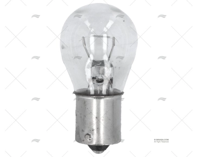 LAMPADINA BA15S 12V 15W 27X53 SFERICA