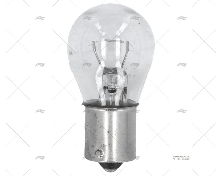LAMPADINA BA15S 12V 15W 27X53 SFERICA