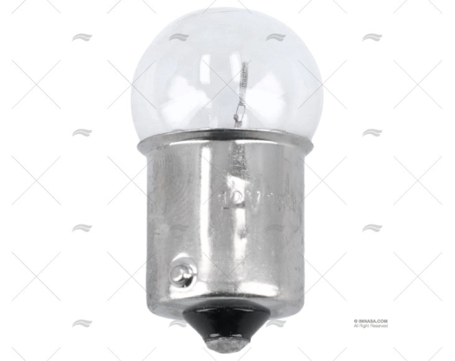 LAMPADINA BA15S 24V  5W 19X34 SFERICA