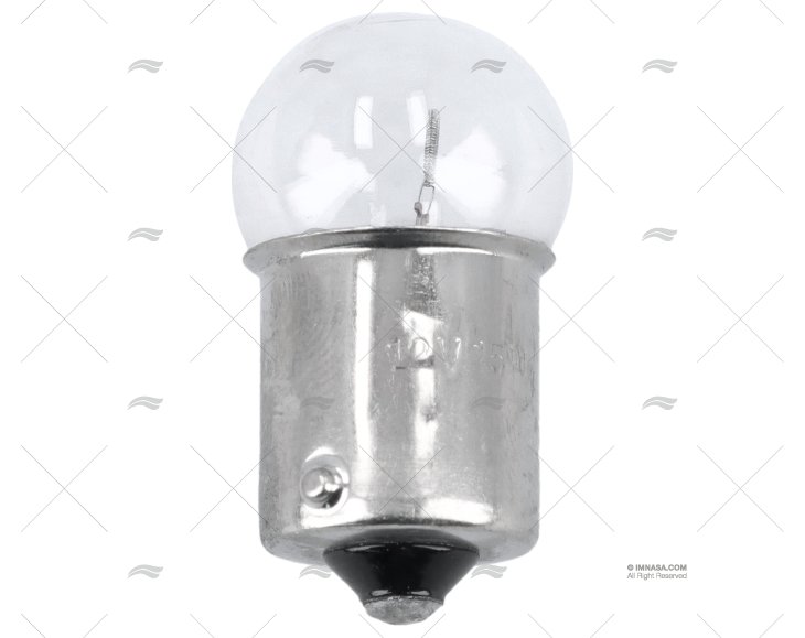 LAMPADINA BA15S 24V  5W 19X34 SFERICA