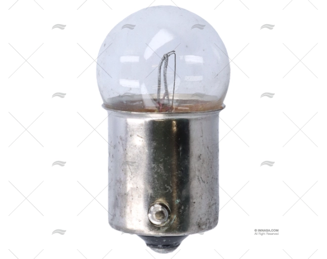 LAMPADINA BA15S 24V 15W 19X34 SFERICA