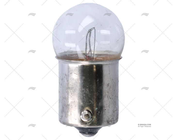 LAMPADINA BA15S 24V 15W 19X34 SFERICA