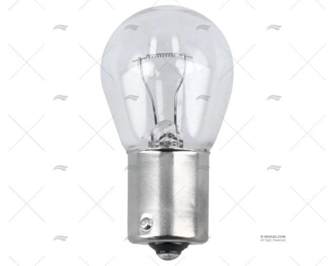 LAMPADINA BA15S 24V 21W 27X53 SFERICA