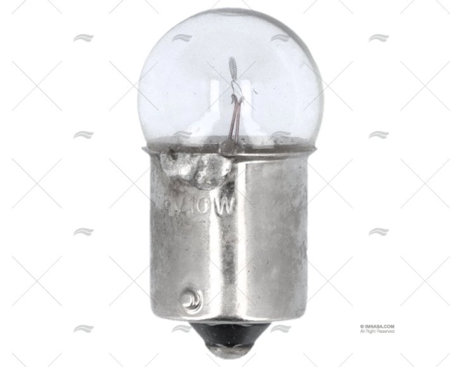 LAMPADINA BA15S  6V 10W 18X35 SFERICA