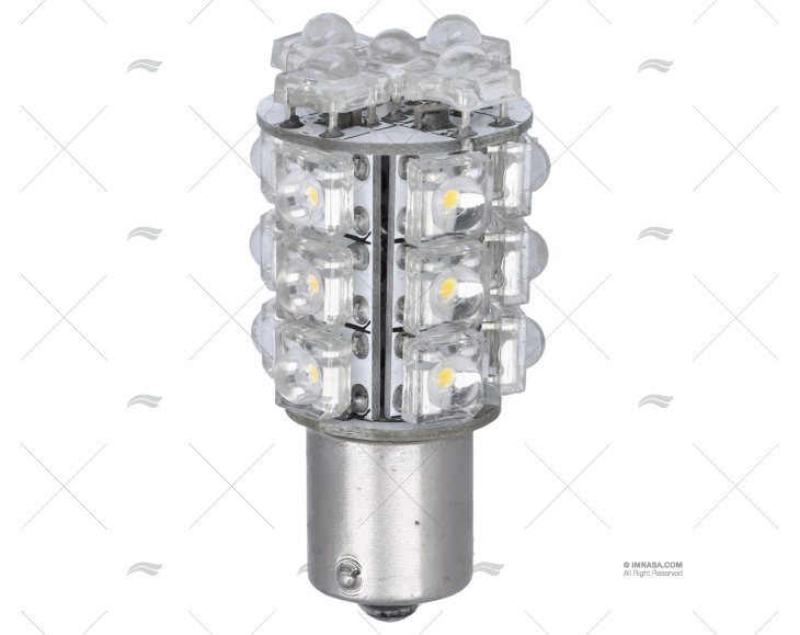 LÂMPADA BA15S 12V  6W LED 5mm