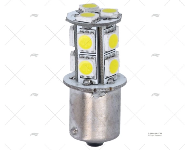 LAMPADINA BA15S 12V  0.8W LED 13 360º