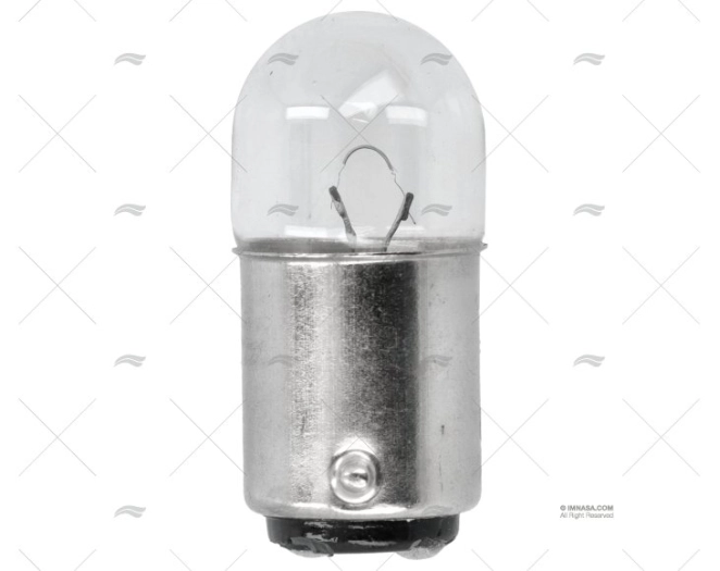 BOMBILLA BA15D  12V  5W 18X35 PLANA