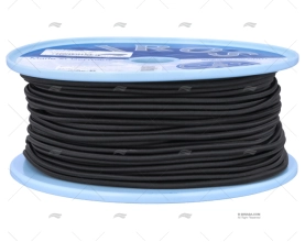 SHOCK CORD ROPE 04mm BLACK 100m LIROS