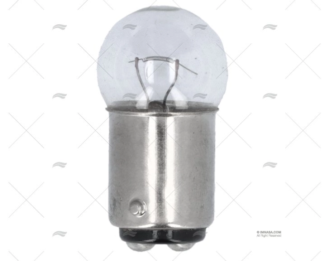 LAMPADINA BA15D   6V 15  W 18X35 SFERICA