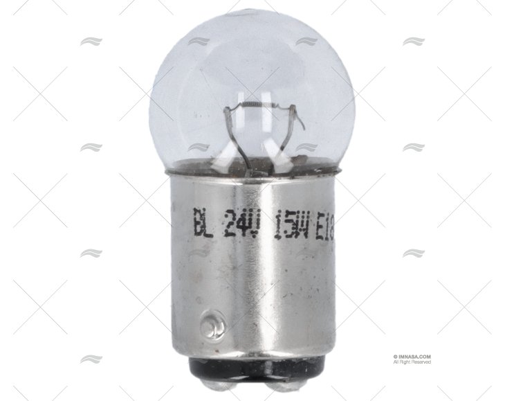 SPARE LAMP BA15D 24V 5W 18X35 SPHERICAL