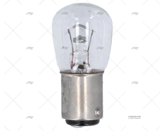 BOMBILLA BA15D  12V 25W 20X60