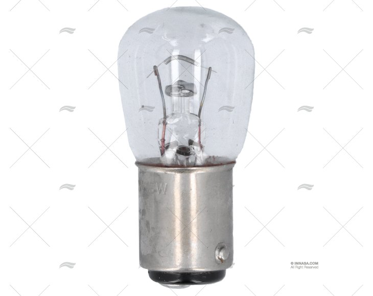 LAMPADINA BA15D  12V 25W 20X60