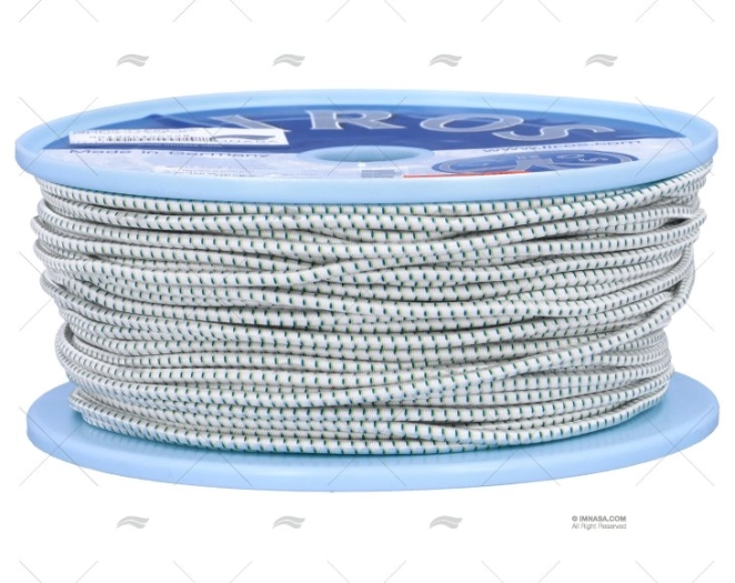 SHOCK CORD ROPE 04mm WHITE 100m LIROS
