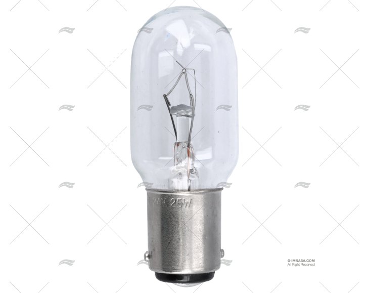 LAMPADINA BA15D  24V 25W 22X65