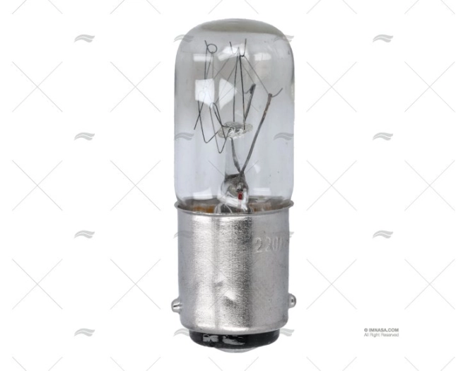LAMPADINA BA15D 230V 15W 22X58