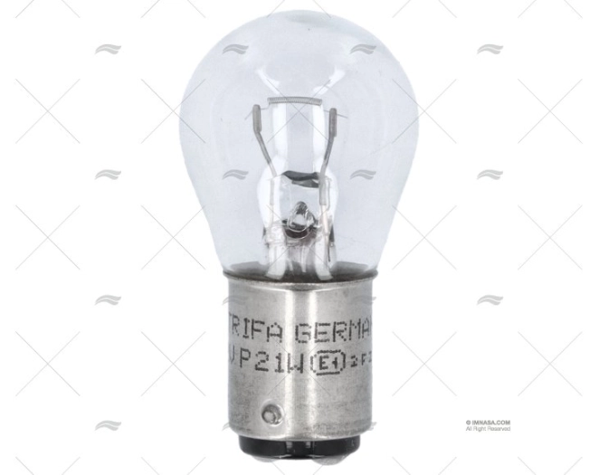 SPARE LAMP BA15D 12V 21W 46mm AS