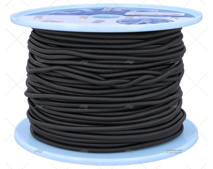 CABO SHOCK CORD 05mm PRETO 100m