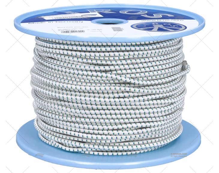CABO SHOCK CORD 05mm BLANCO   100m LIROS
