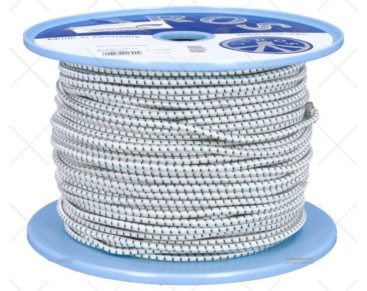 SHOCK CORD ROPE 05mm WHITE 100m