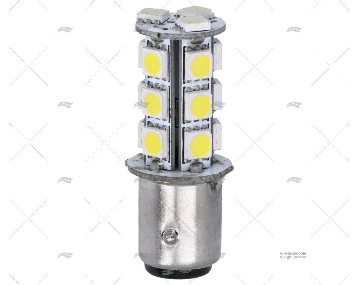 LÂMPADA BAY15D+- 12V 1  W LED 8 360º