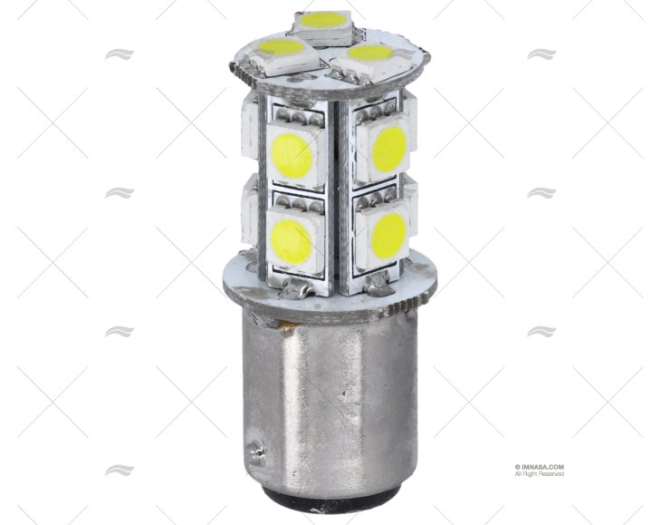 Lâmpada BAY15D+- 12V 0.8W Led 13 360º