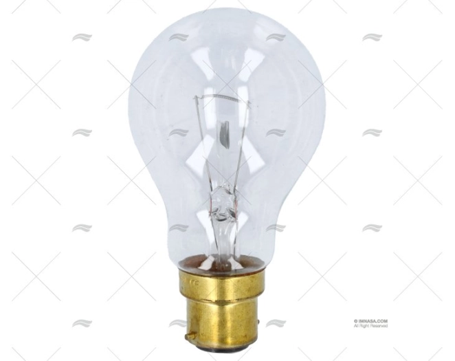LAMPADINA B22  12V  60W TRASPARENTE
