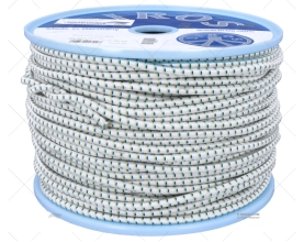 CABO SHOCK CORD 06mm BLANCO   100m LIROS