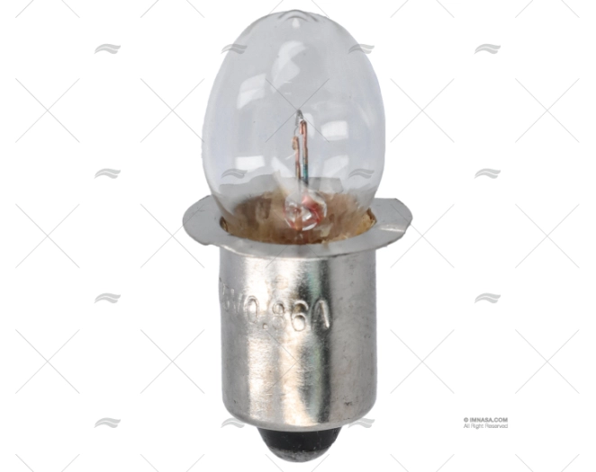 LAMPADINA P13,5S 3,8V 1W TORCIA