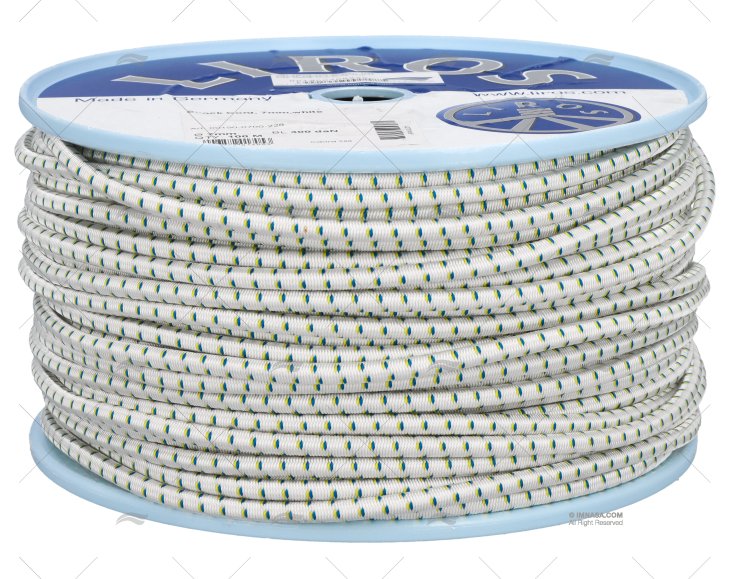 SHOCK CORD ROPE 07mm WHITE 100m