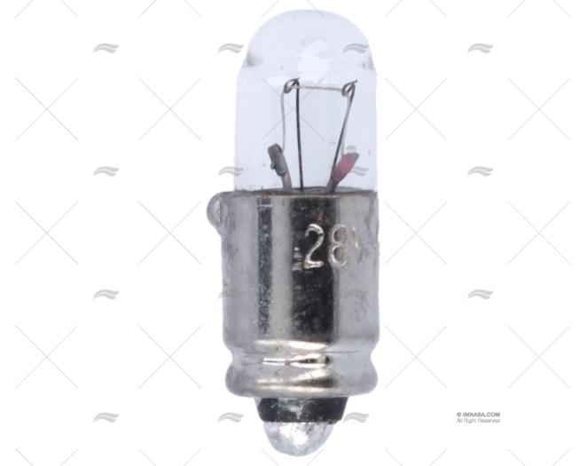 LAMPADINA T1 7,2 BALIN 28V CONICO 3/4 CM3