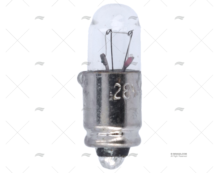 LAMPADINA T1 7,2 BALIN 28V CONICO 3/4 CM3