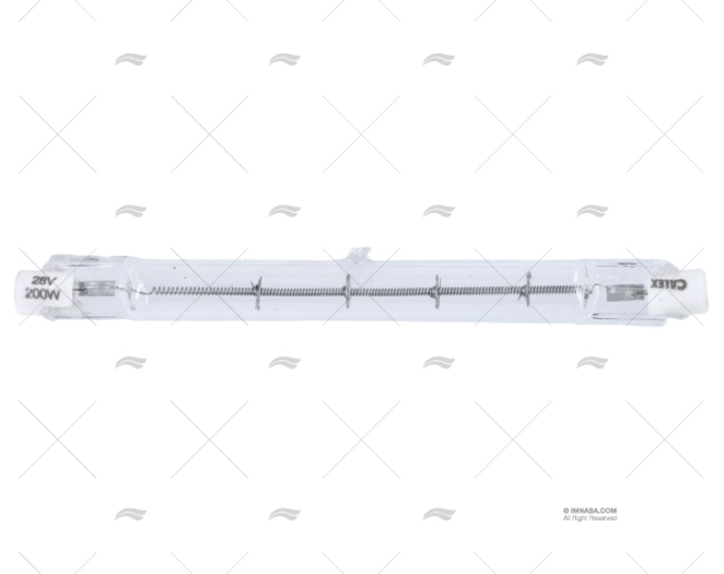 LÂMPADA R7S-15 24V 200W 117x10 IODO